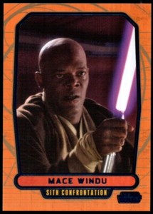 2013 Topps Star Wars Galactic Files 2 "BLUE FOIL" #436...MACE WINDU #147/350