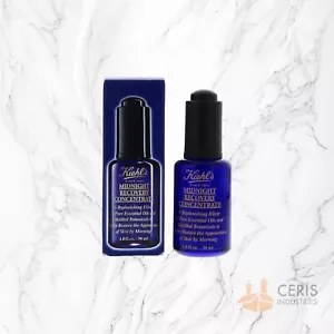 Kiehl's Midnight Recovery Konzentrat Gesichtsöl 1 flüssige Unze/30 ml (NEU IM KARTON) - Bild 1 von 1