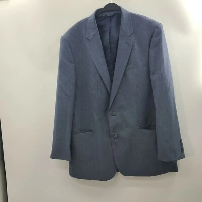 Blazer masculino Croft & Barrow ajuste clássico tamanho 46L Houndstooth jaqueta casaco esportivo - Imagem 1 de 4