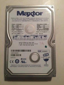 HDD, 40GB, 22A 03A 11A DAH017K0; N,M,C,B; B3FDA, (#4014) - Picture 1 of 3