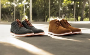 Ferro Aldo JAX Mens Chukka Ankle Memory Foam Lightweight Mid-Top Desert Sneaker - Picture 1 of 16