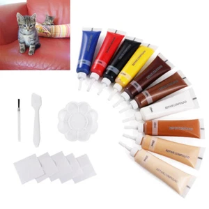 Vinyl and Leather Repair Kit Filler for Furniture Jacket Sofa Boat or Car Seat - Picture 1 of 13