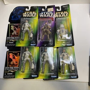 7 1996 hasbro star wars figures jawas-greedo-sandtrooper- - Picture 1 of 1