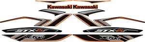 KAWASAKI STX-15 F 2015 Graphics / Decal / Sticker Kit Orange Custom - Bild 1 von 1
