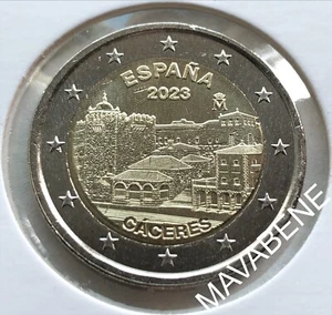 SPAGNA 2023 CACERES MONETA 2 EURO NUOVA FDC in cartoncino protettivo - Imagen 1 de 1