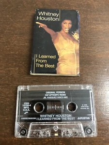 Whitney Houston I Learned From The Best Single CASSETTE Arista - Picture 1 of 3