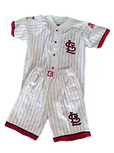 Maglia e pantaloncino Starter St. Louis Cardinals vintage bianco bambino XL -Donna SM - Foto 1 di 8