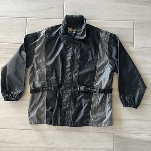 Xelement Advanced Summer Fall Motorcycle Gear Jacket Black Gray Sz 2XL W/ Hoodie - Picture 1 of 13
