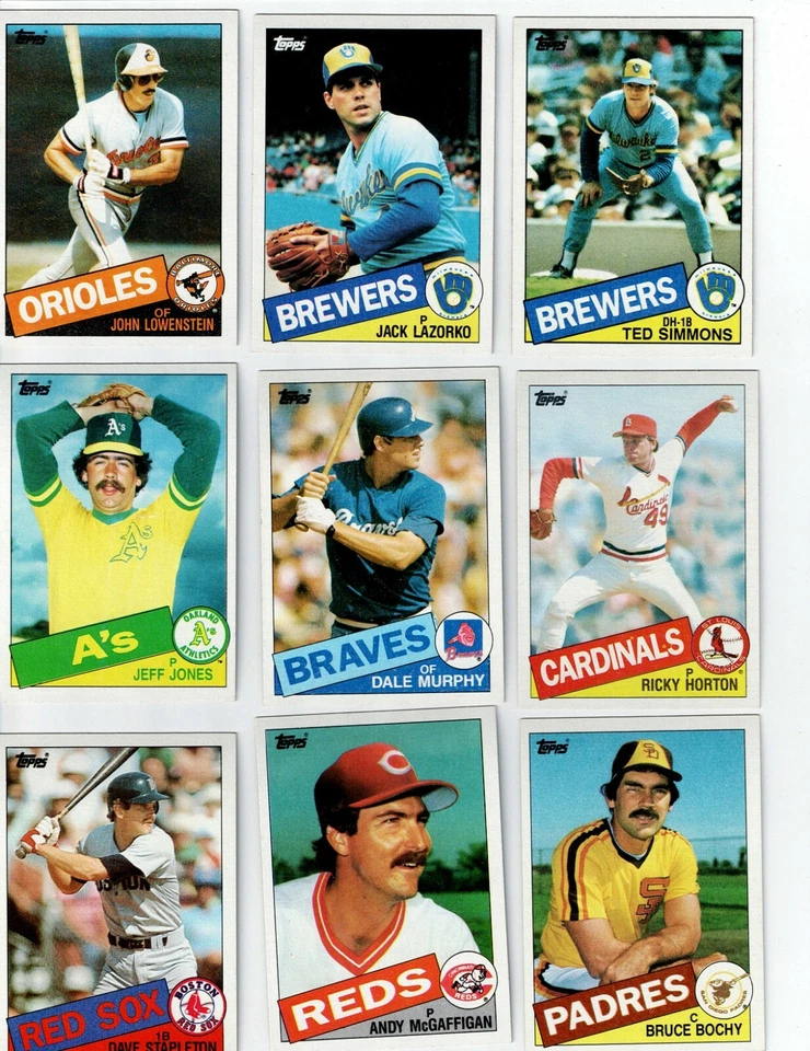 1985 TOPPS Baseball Complete Your Set YOU PICK! 251-499 - Image 1 of 1