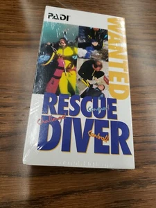 PADI Wanted Rescue Diver VHS -- Sealed Brand New! - Picture 1 of 2