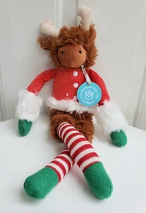NEW Manhattan Toy Twiggies Holiday Moose Elf Plush Toy Christmas Stuffed Animal - Picture 1 of 5