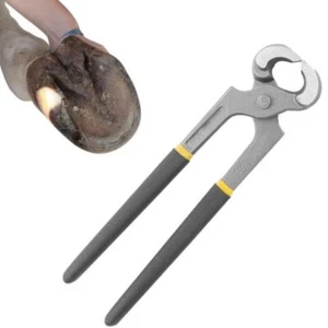Horse Hoof Nipper Metal Shears Trimming Horse Equine Farriers Hoof Nipper Tools - Picture 1 of 15