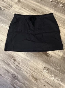Faded Glory Skort Shorts Skirt Black Size 16 Casual Athletic - Picture 1 of 4