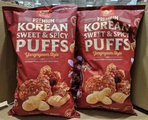 Soban Premium Korean Sweet & Spicy Puffs Yangnyeam Style 10.58oz 300g (2 Bags) - Picture 1 of 2