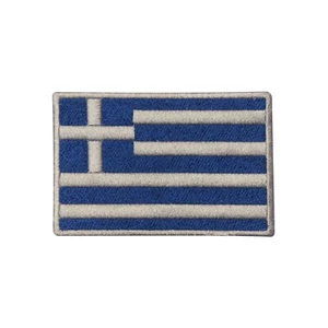 Greece National Country Flag Patch Iron On Patch Sew On Embroidered Patch - Picture 1 of 1
