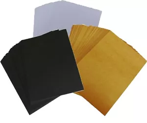 Tarjeta de 50 X A6, A5 o 5x7 pulgadas, elige blanca, kraft o negra. Tarjetero en blanco - Imagen 1 de 4