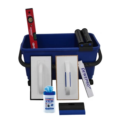 Waschset DEWEPRO Zubehör wählbar Waschbox 22L Wascheimer Fugbox für Fliesenleger - Bild 1 von 2