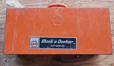Black & Decker Heavy Duty Reciprocating Cut Saw w/ Case vintage - Image 1 of 2