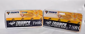 2 Triumph Sports USA dart throw line toe marker , sticker backed - Picture 1 of 4