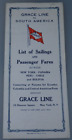 Grace Line:  Prospekt  Nach Sdamerika Fahrplan und Preise 1923 (99105)