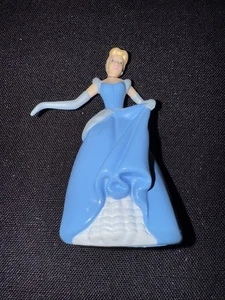 DISNEY CINDERELLA 3.75” FIGURE CAKE TOPPER In Blue Gown - Picture 1 of 2