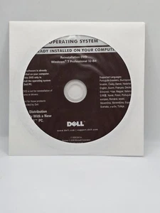 Dell - Microsoft Windows 7 Pro (32-Bit) Install DVD - No Key - Picture 1 of 1