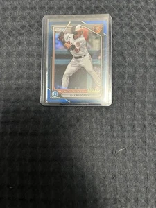 2024 Bowman Chrome Prospects rifrattori RayWave blu #BCP18 Max Wagner /150 - Foto 1 di 2