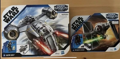 Cresta de navaja de la flota de la misión Mandalorian de Star Wars y Outland Tie Fighter nuevo en caja Foto 1 de 3