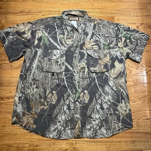 Remington Shirt Mens 2XL XXL Camo Hunting Outdoor Short Sleeve Pockets Realtree - Picture 1 of 7