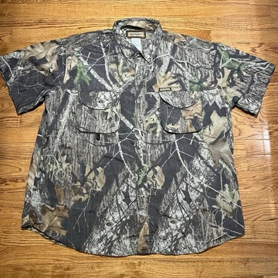 Remington Shirt Mens 2XL XXL Camo Hunting Outdoor Short Sleeve Pockets Realtree - Image 1 of 4
