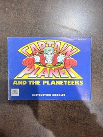 Captain Planrt and the Planeteers Nintendo NES Manual Only