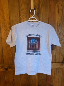 Men's Large Tombstone Arizona Bird Cage Theater T Shirt Short Sleeve Vintage  - Picture 1 of 4