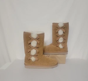 Botas altas de piel sintética KOOLABURRA By UGG talla 7 para mujer Cinder Victoria - Imagen 1 de 7