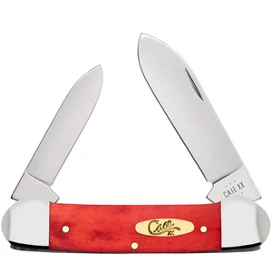 CASE XX KNIVES CANOE - DARK RED BONE 62131 SS (10765) POCKET KNIFE - Picture 1 of 2