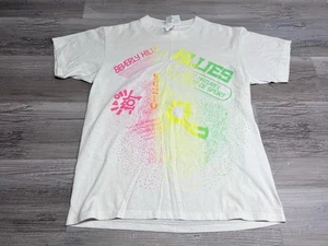 Vintage Beverly Hills 90210 Shirt Mens Size S/M 90s Single Stitch Neon Beach Tee - Picture 1 of 8