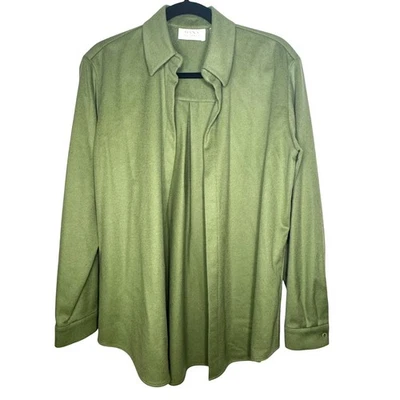 Blazer feminino Dana Buchman jaqueta aberta cashmere 6 verde luxo macio *BURACOS* - Imagem 1 de 4