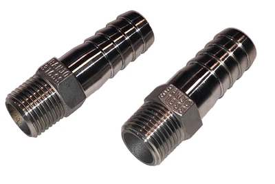 Шланговый фитинг Banjo HB050-075SS, 3/4 дюйма штуцер X 1/2 дюйма штекер NPT, 316 SST (лот из 2) - Изображение 1 из 4