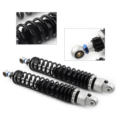 420mm Rear Shock Absorber Air Suspension Motorcycle ATV For Honda Yamaha Black - Image 1 of 4