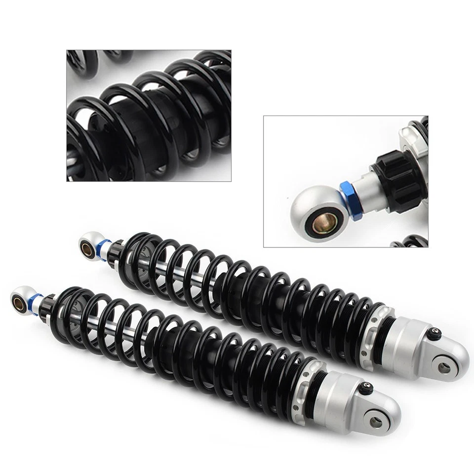 420mm Rear Shock Absorber Air Suspension Motorcycle ATV For Honda Yamaha Black - Image 1 of 4