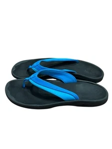Women’s Olukai Ohana Royal Blue Beach Outdoor Flip Flops - Size 10 - Picture 1 of 9