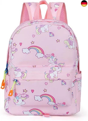 MARKE HIFOT Hifot Einhorn Rucksack Mädchen, Mini Kinderrucksack mit Brustgurt,
