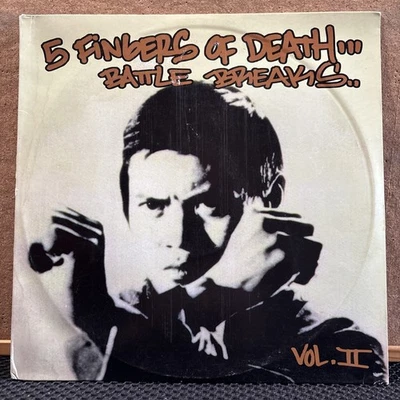 DJ Paul Nice –  OOP 5 Fingers of Death Vol II / BATTLE BREAKS Vinyl  LP –PK 002 — 第 1/4 张图片