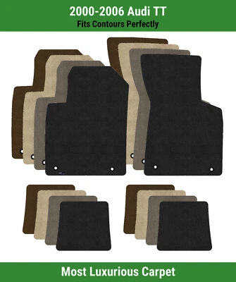 Alfombrillas Lloyd Luxe fila delantera y trasera para Audi TT 2000-2006  Foto 1 de 4