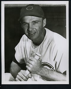 Frank Baumholtz circa 1951 - 1955 Press Wire Photo Chicago Cubs