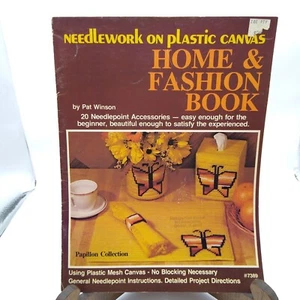 Vintage Plastic Canvas Patterns, Home and Fashion Book by Pat Winson, 1980 - Picture 1 of 2