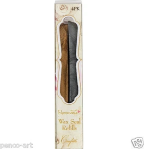 Papermania 'Confetti' sealing wax  Wax seal refills 4 pack, 2 each gold & silver - Imagen 1 de 1
