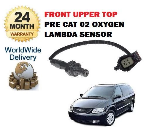 FOR CHRYSLER VOYAGER 2.4 RG 2000-->ON FRONT UPPER TOP O2 OXYGEN LAMBDA SENSOR - Imagen 1 de 1