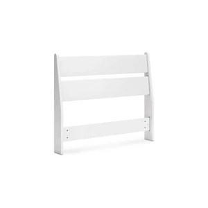 Signature Design by Ashley Socalle Twin Panel Headboard in Matte White Finish - Picture 1 of 4