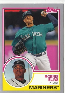  2015 Topps Archives Silver #222 Roenis Elias Mariners /199 - Bild 1 von 2