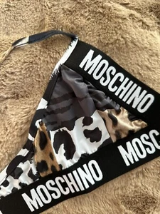 Moschino Printed Triangular Bra Size 2 UK 10 RRP £100 - Picture 1 of 11